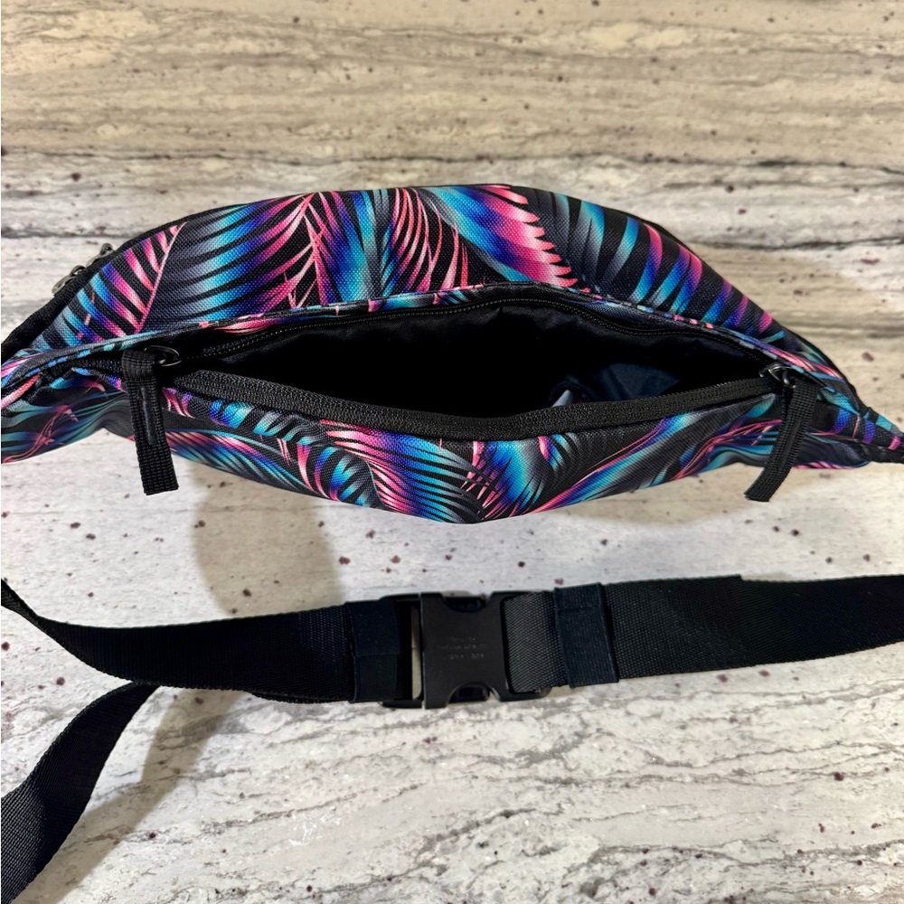 Nike Tropical Print Waist Pack / Fanny Pack – Neon Palm Print - Picture 4 of 6